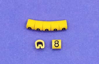 Plastična oznaka provodnika 0,75-1,5 mm2  PA0-8