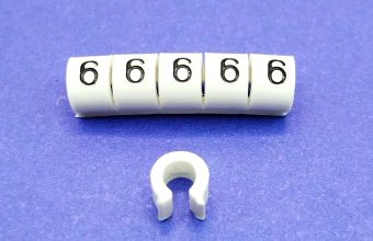 Plastična oznaka otvorena 1,5-2,5 mm2  KN2-6